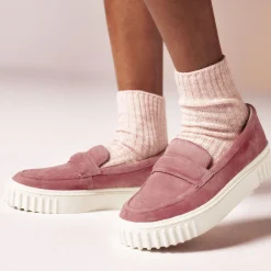 Clarks Mayhill Cove Dusty Rose Nubuck Discount