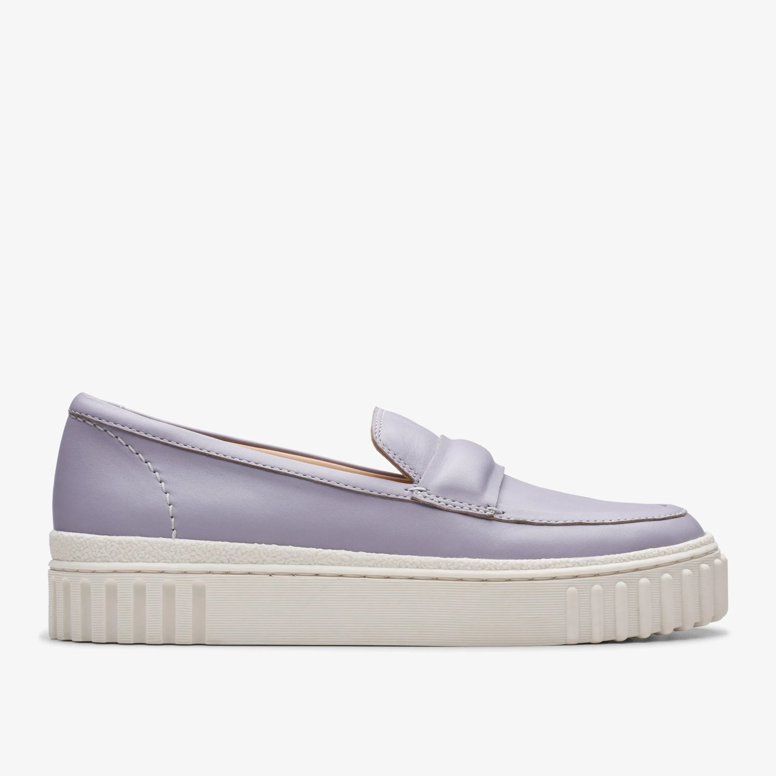 Clarks Mayhill Cove Lilac Leather Sale