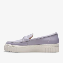 Clarks Mayhill Cove Lilac Leather Sale
