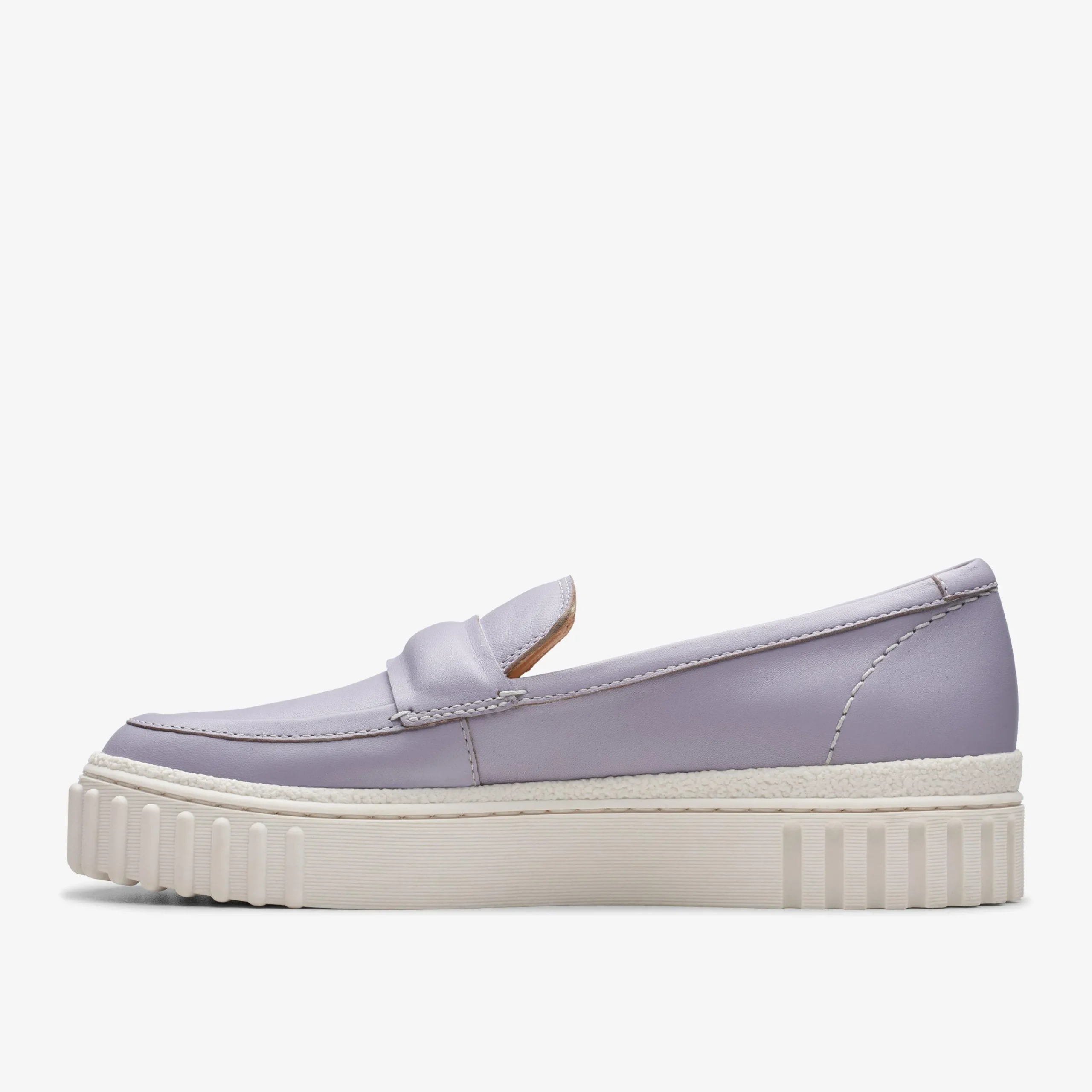 Clarks Mayhill Cove Lilac Leather Sale