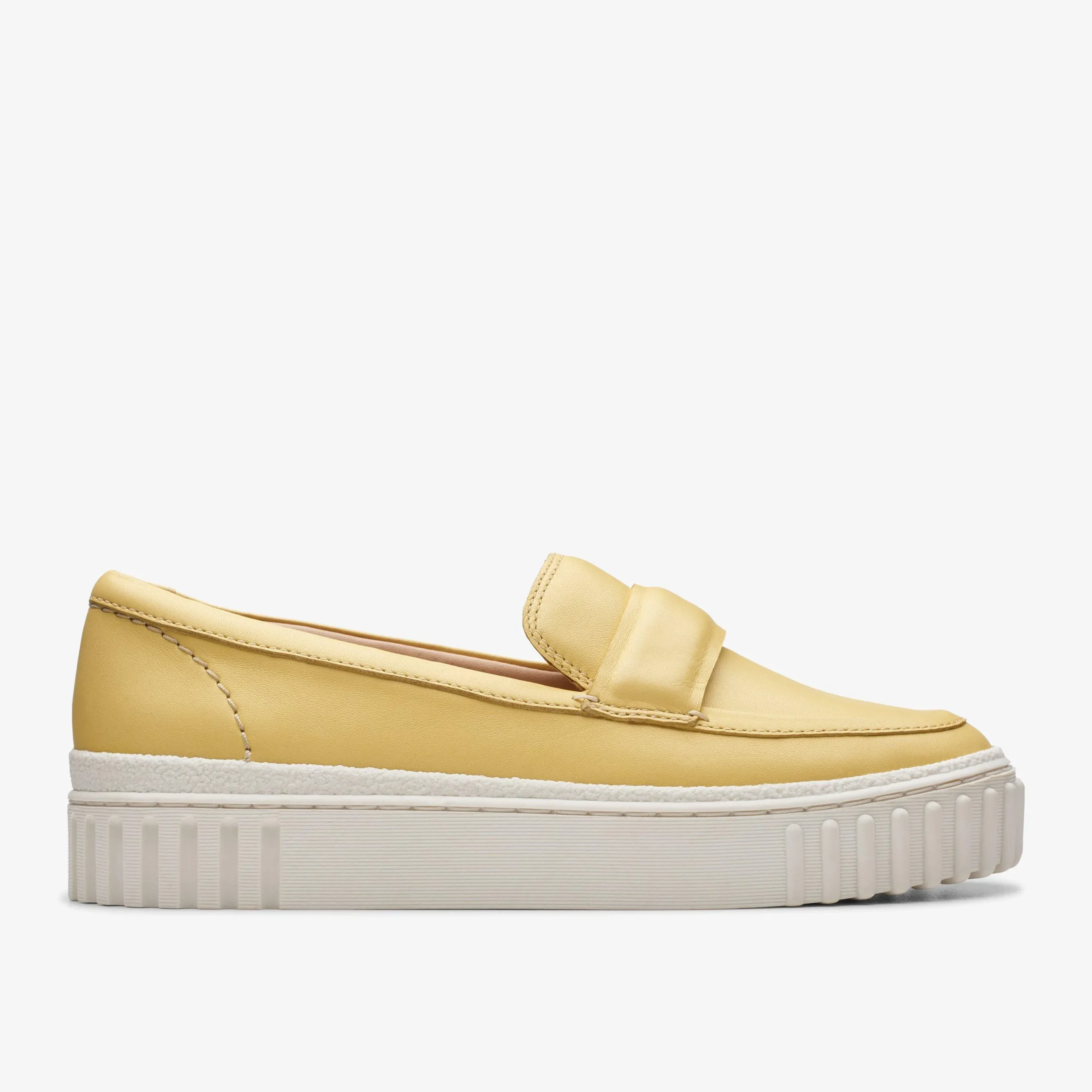 Clarks Mayhill Cove Yellow Leather Best Sale