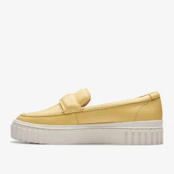 Clarks Mayhill Cove Yellow Leather Best Sale