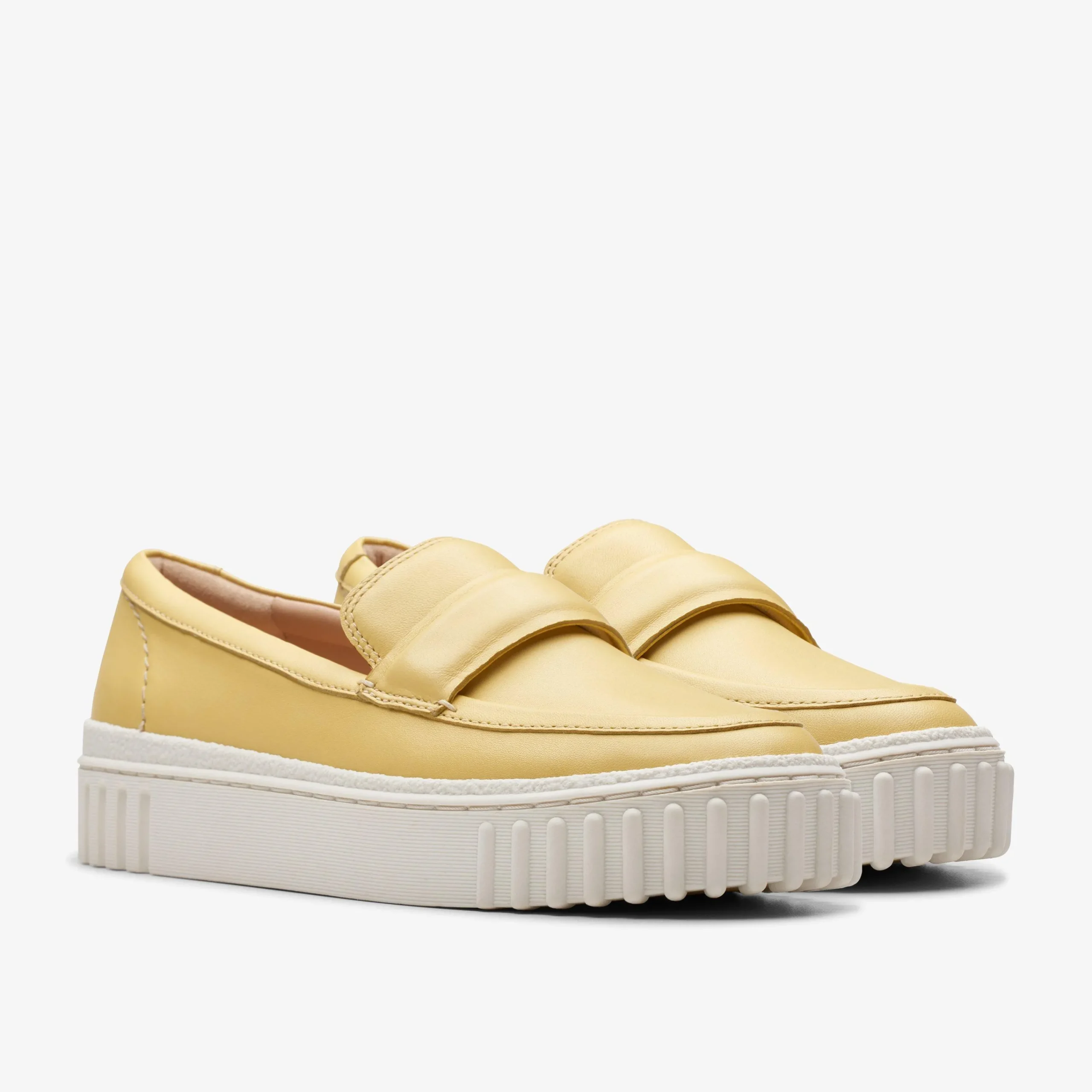 Clarks Mayhill Cove Yellow Leather Best Sale