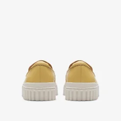 Clarks Mayhill Cove Yellow Leather Best Sale