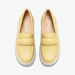 Clarks Mayhill Cove Yellow Leather Best Sale
