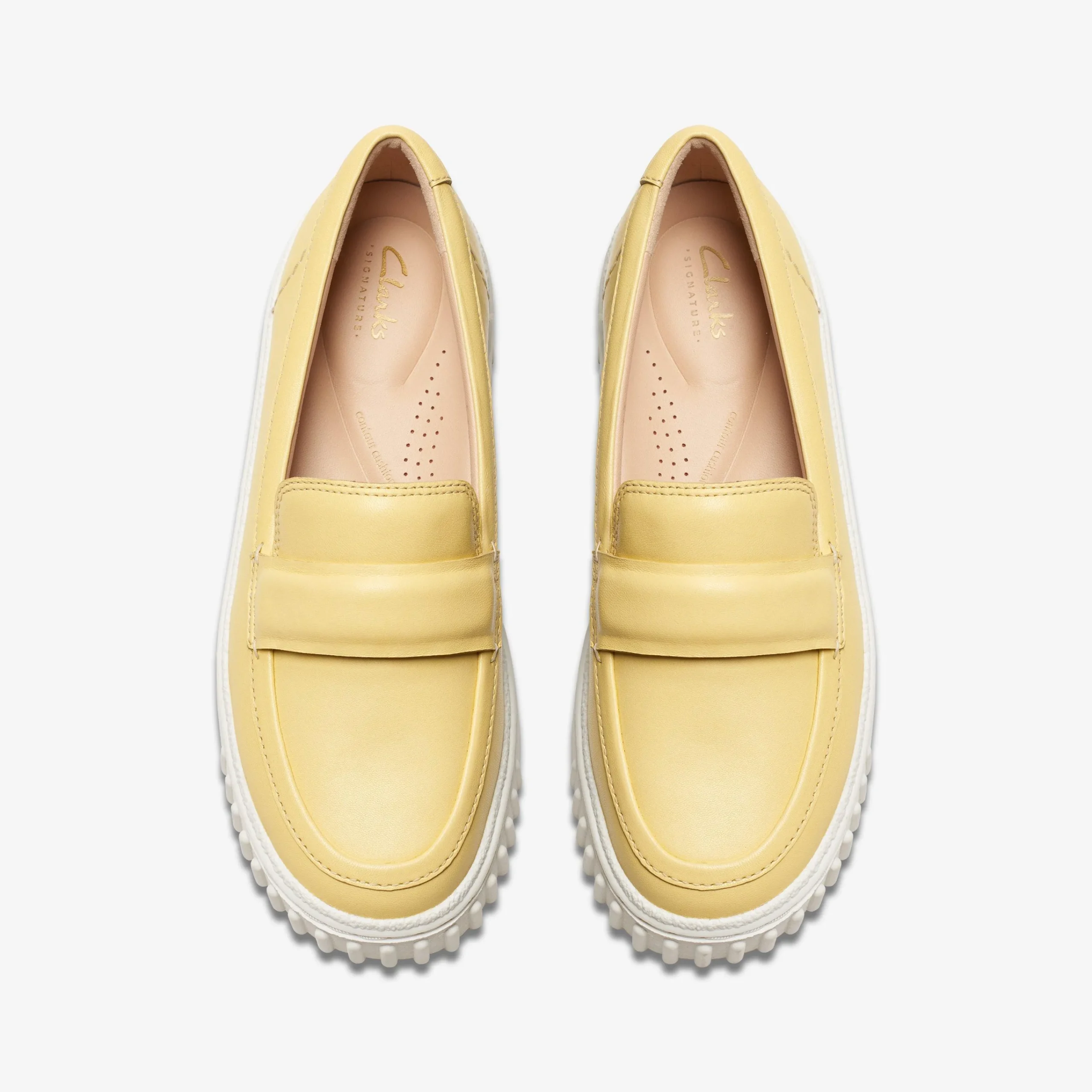 Clarks Mayhill Cove Yellow Leather Best Sale