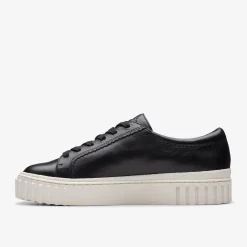 Clarks Mayhill Walk Black Leather Discount