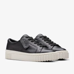Clarks Mayhill Walk Black Leather Discount