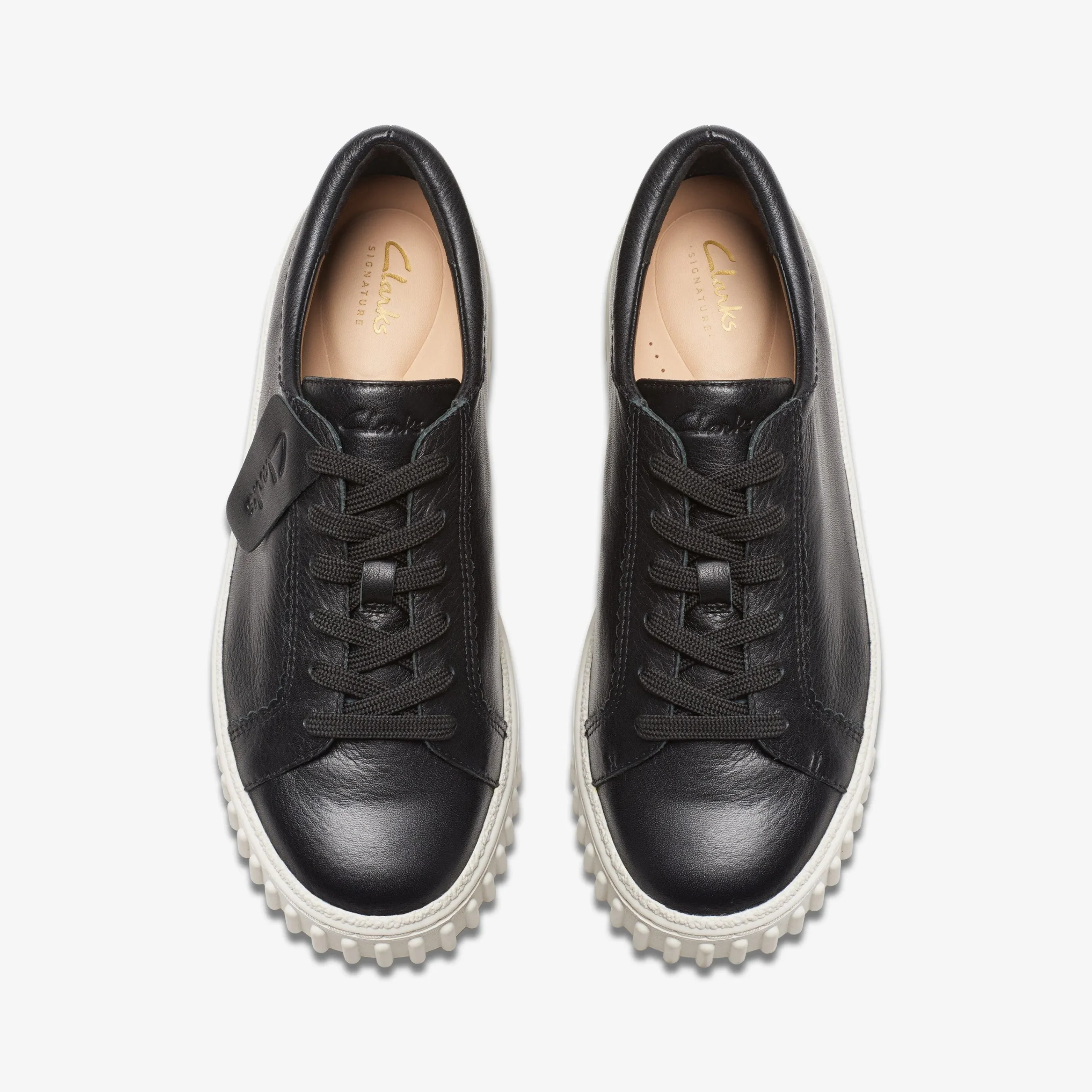 Clarks Mayhill Walk Black Leather Discount