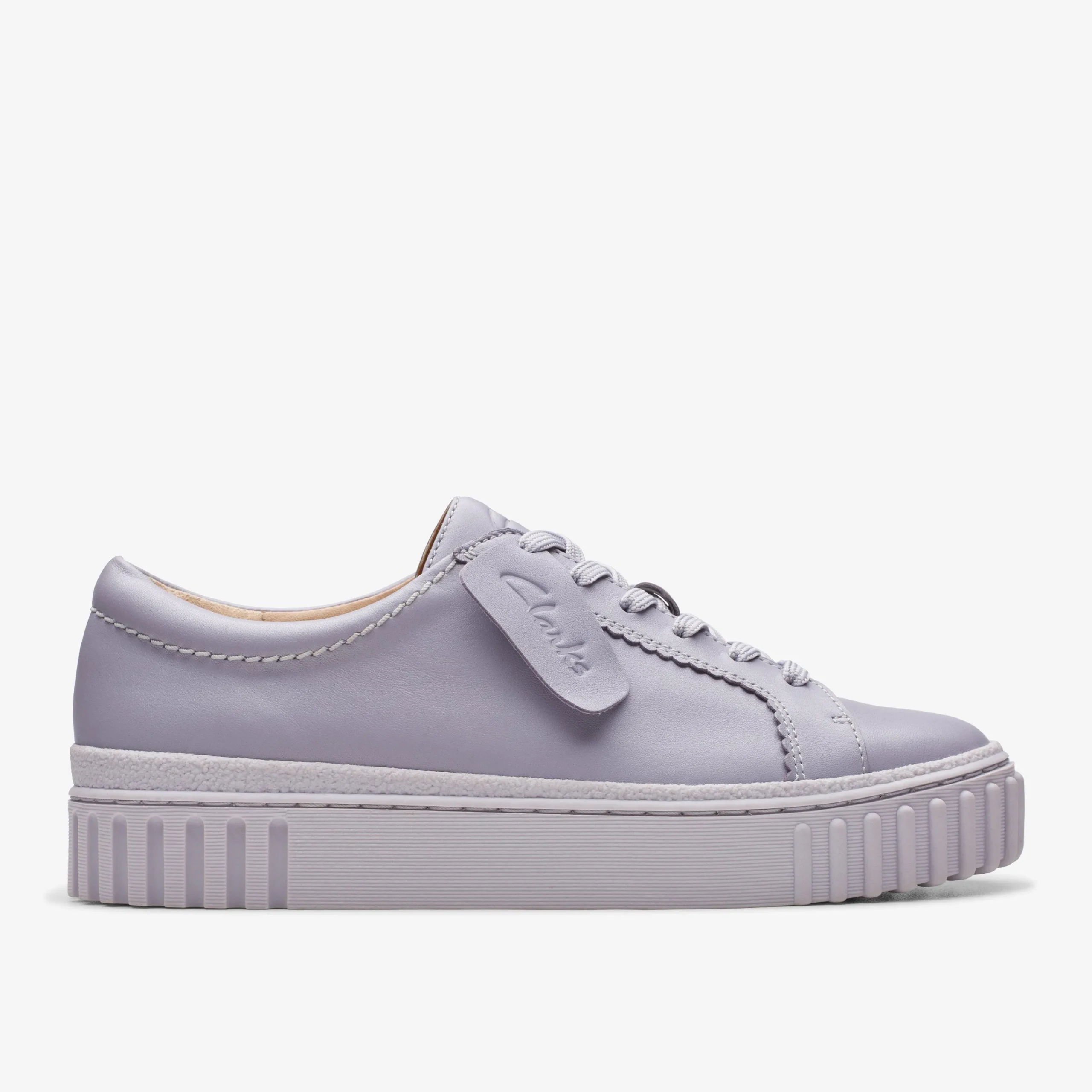 Clarks Mayhill Walk Lilac Leather Sale