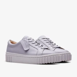 Clarks Mayhill Walk Lilac Leather Sale