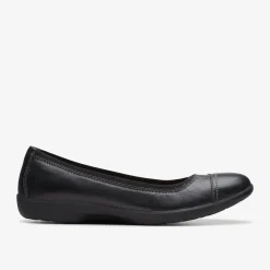 Clarks Meadow Opal Black Leather Discount
