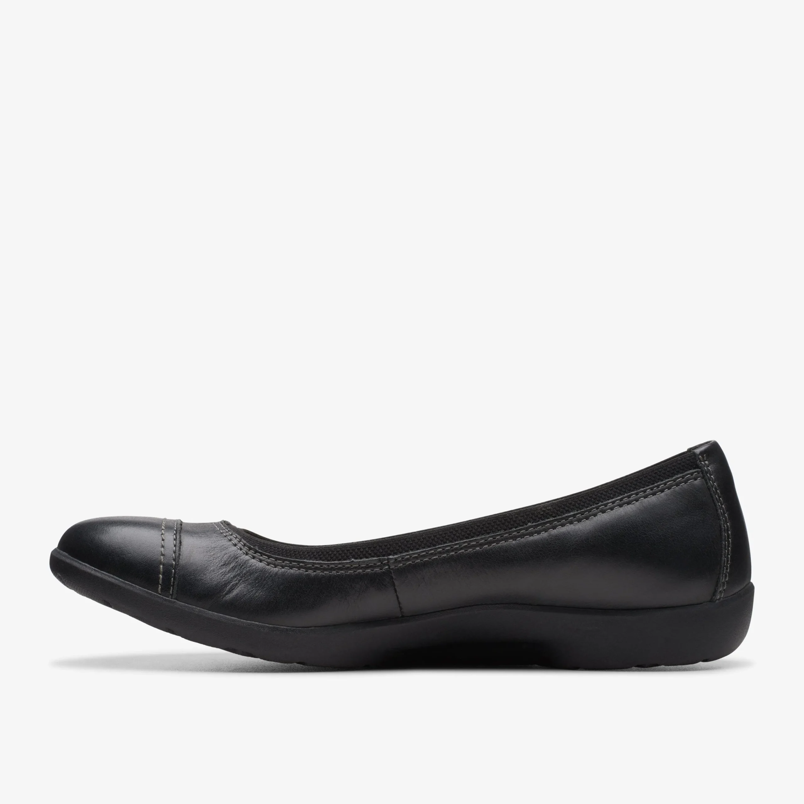 Clarks Meadow Opal Black Leather Discount