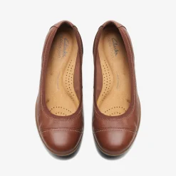 Clarks Meadow Opal Tan Leather Hot