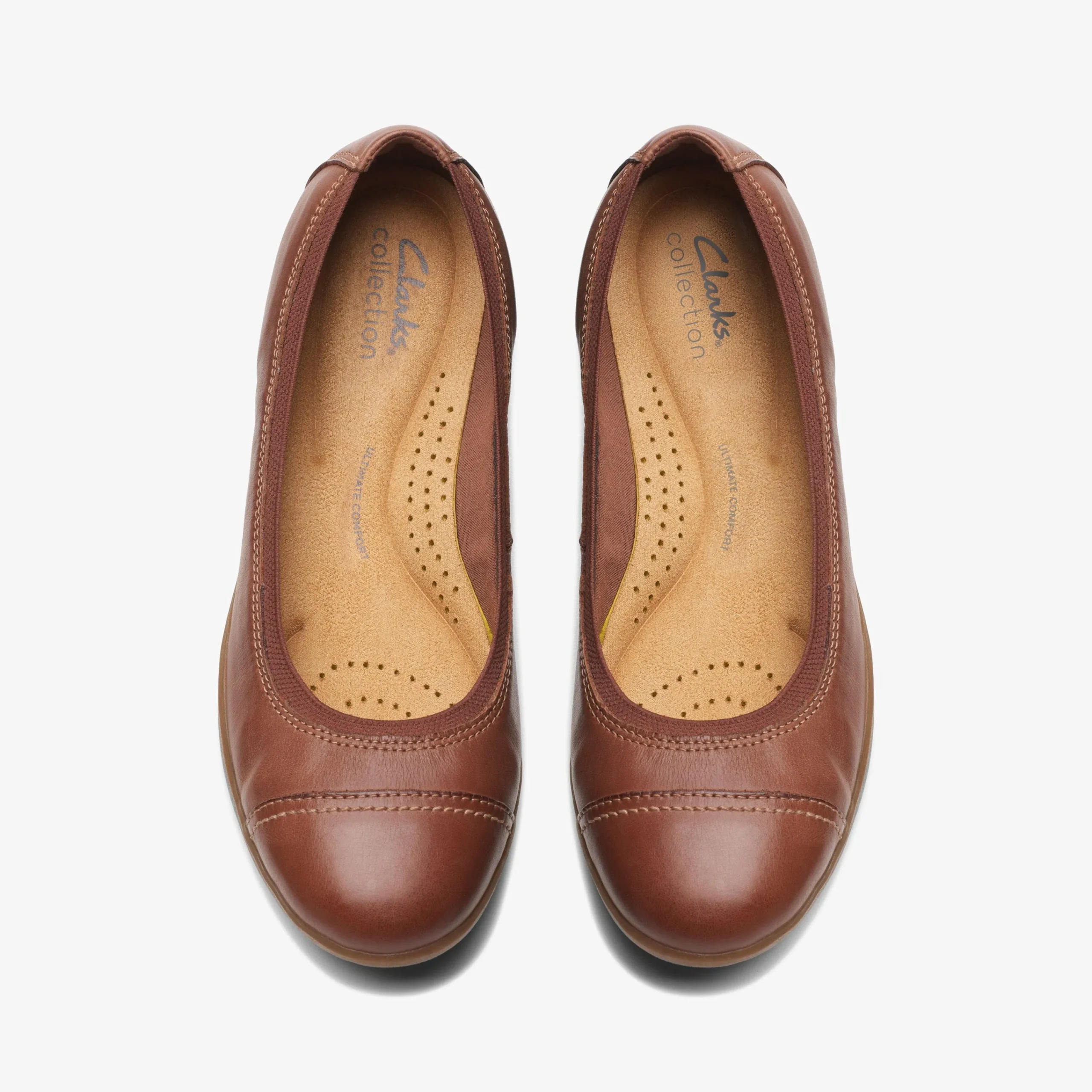 Clarks Meadow Opal Tan Leather Hot