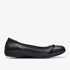 Clarks Meadow Rae Black Leather Best