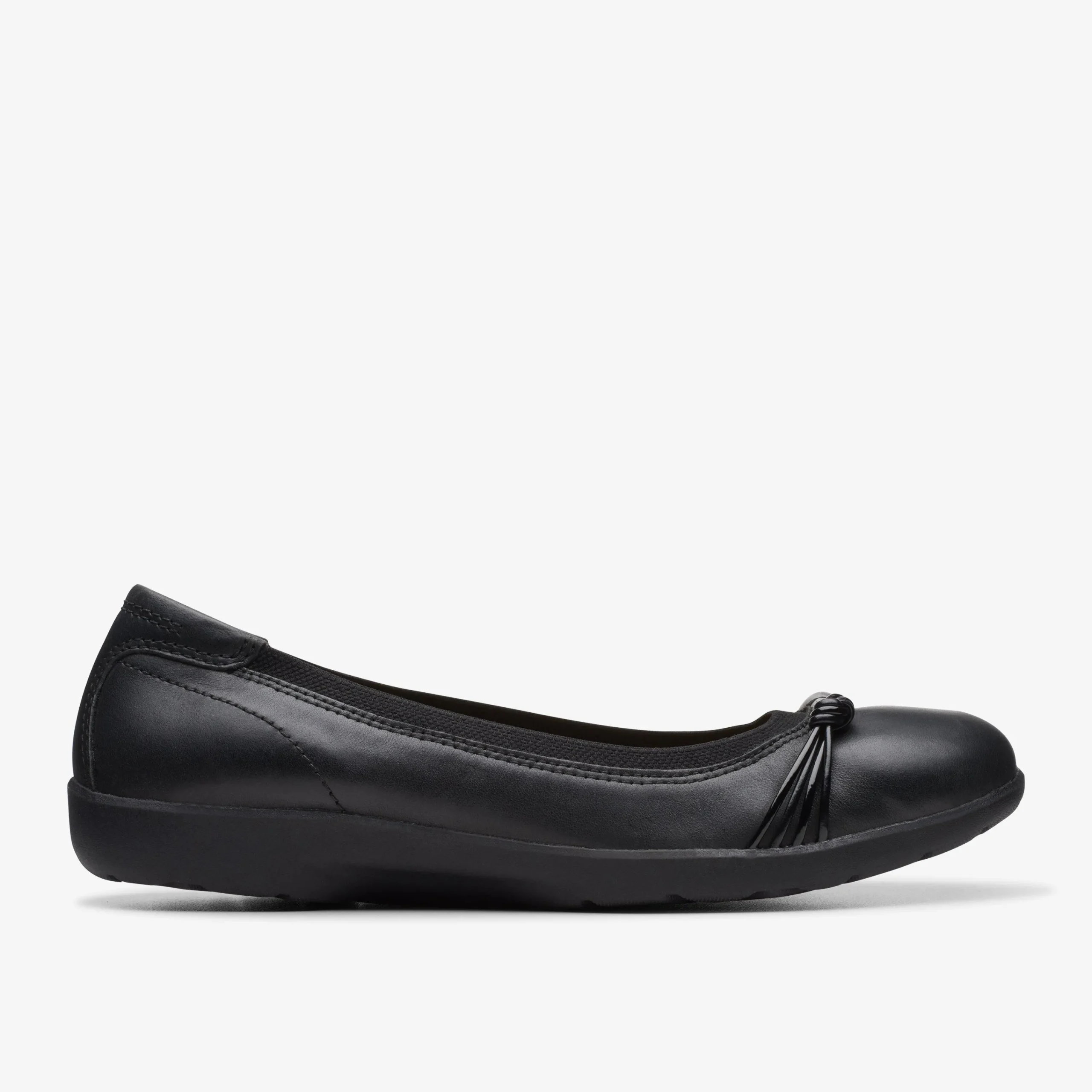 Clarks Meadow Rae Black Leather Best