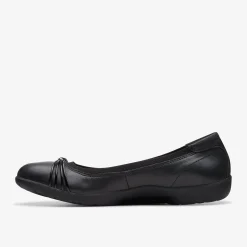 Clarks Meadow Rae Black Leather Best