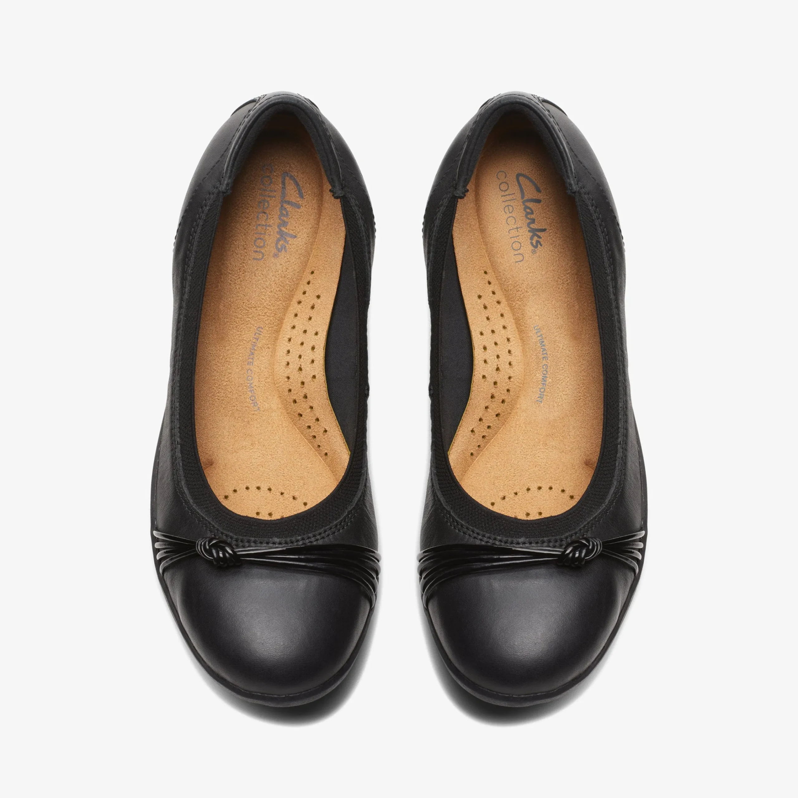 Clarks Meadow Rae Black Leather Best