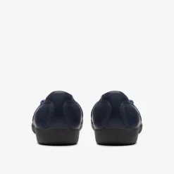 Clarks Meadow Rae Navy Leather Online