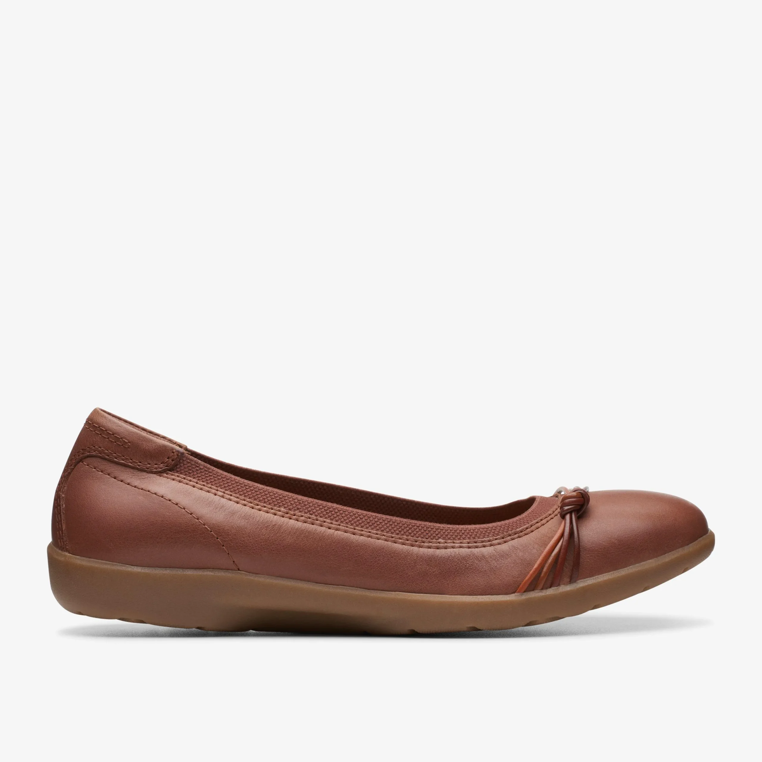Clarks Meadow Rae Tan Leather Clearance