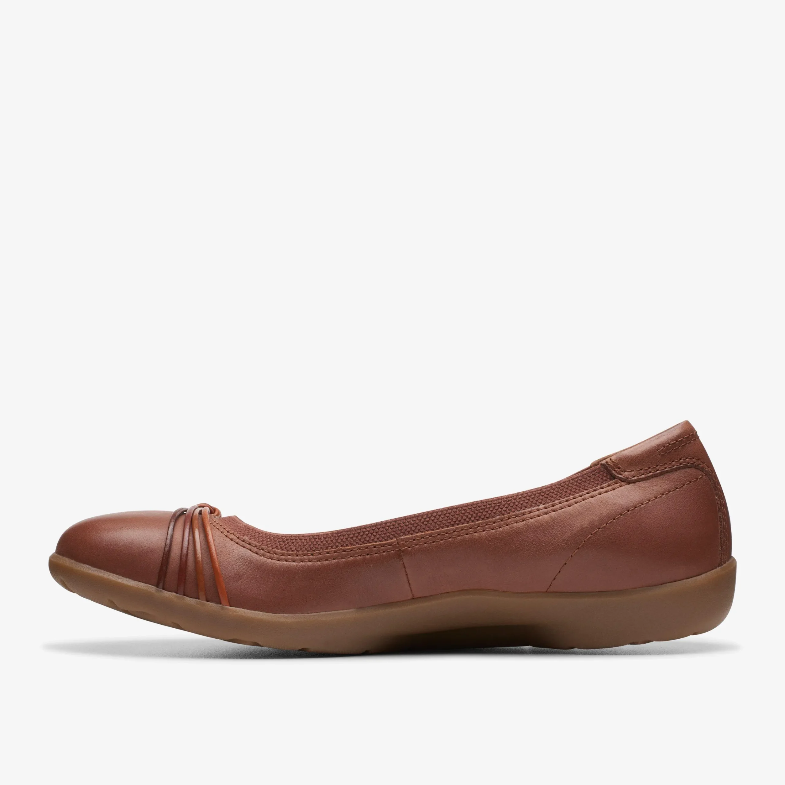 Clarks Meadow Rae Tan Leather Clearance