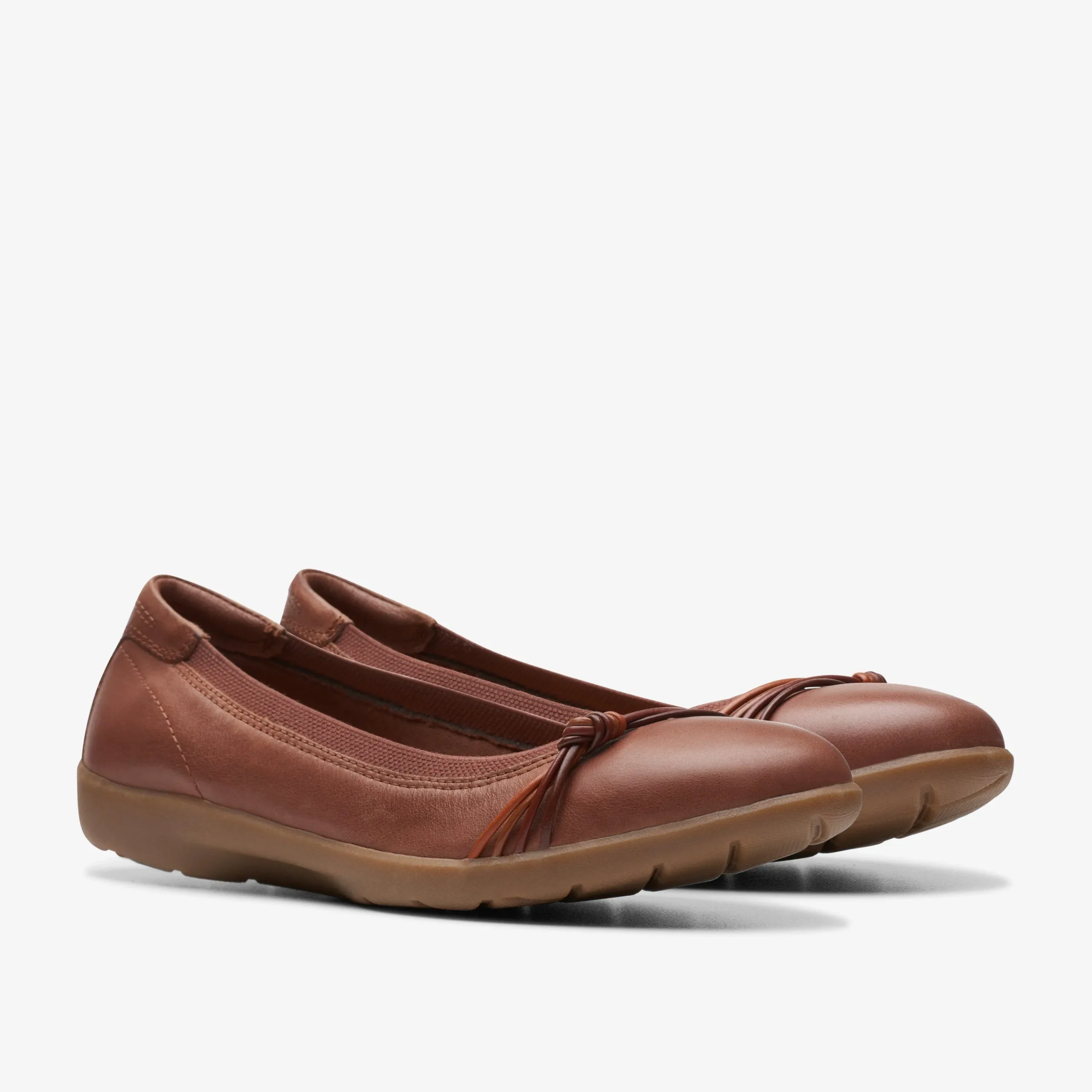 Clarks Meadow Rae Tan Leather Clearance