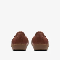 Clarks Meadow Rae Tan Leather Clearance