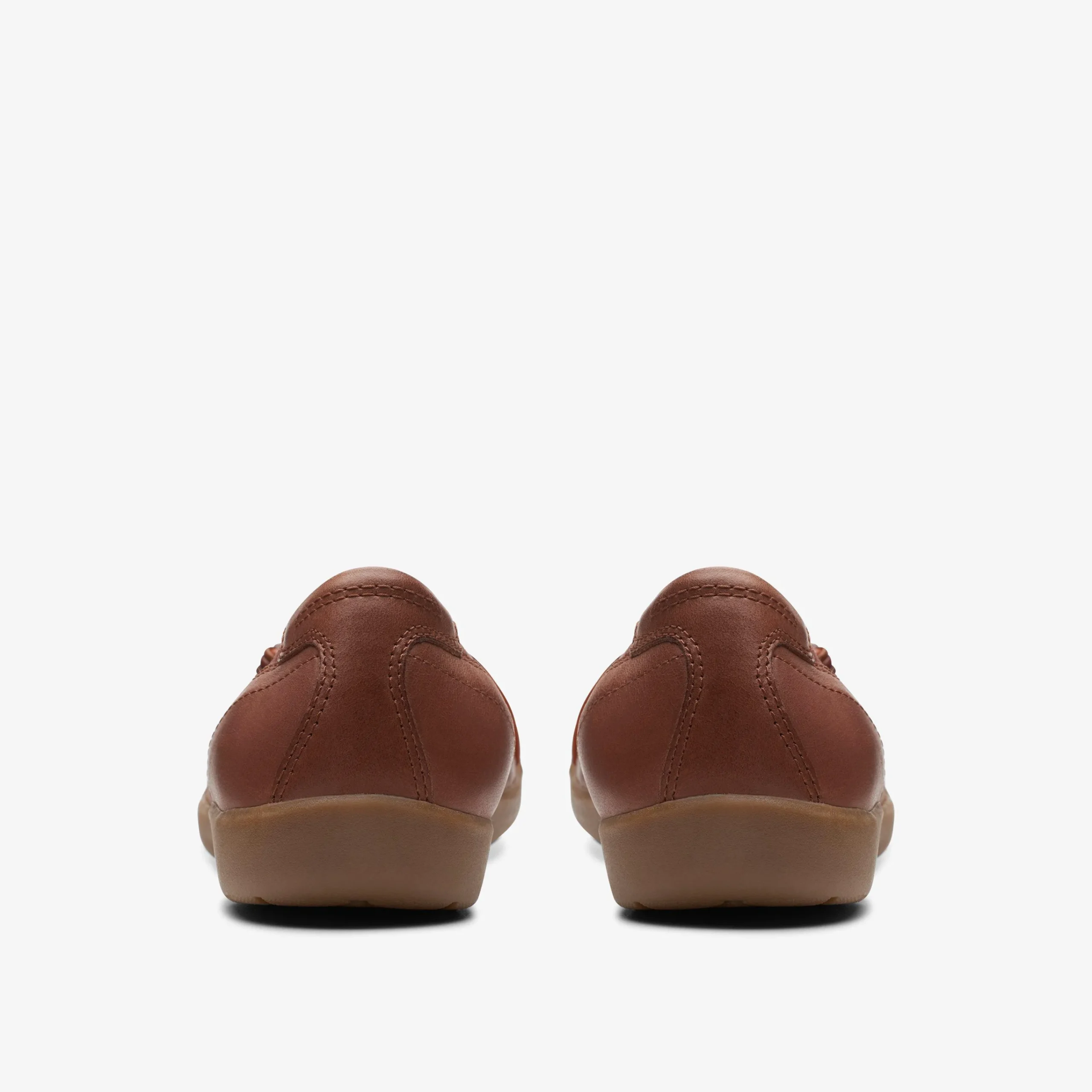 Clarks Meadow Rae Tan Leather Clearance