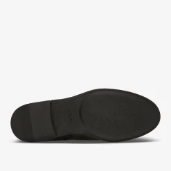 Clarks Memi Zip Black Leather Outlet