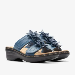 Clarks Merliah Raelyn Blue Leather Best Sale