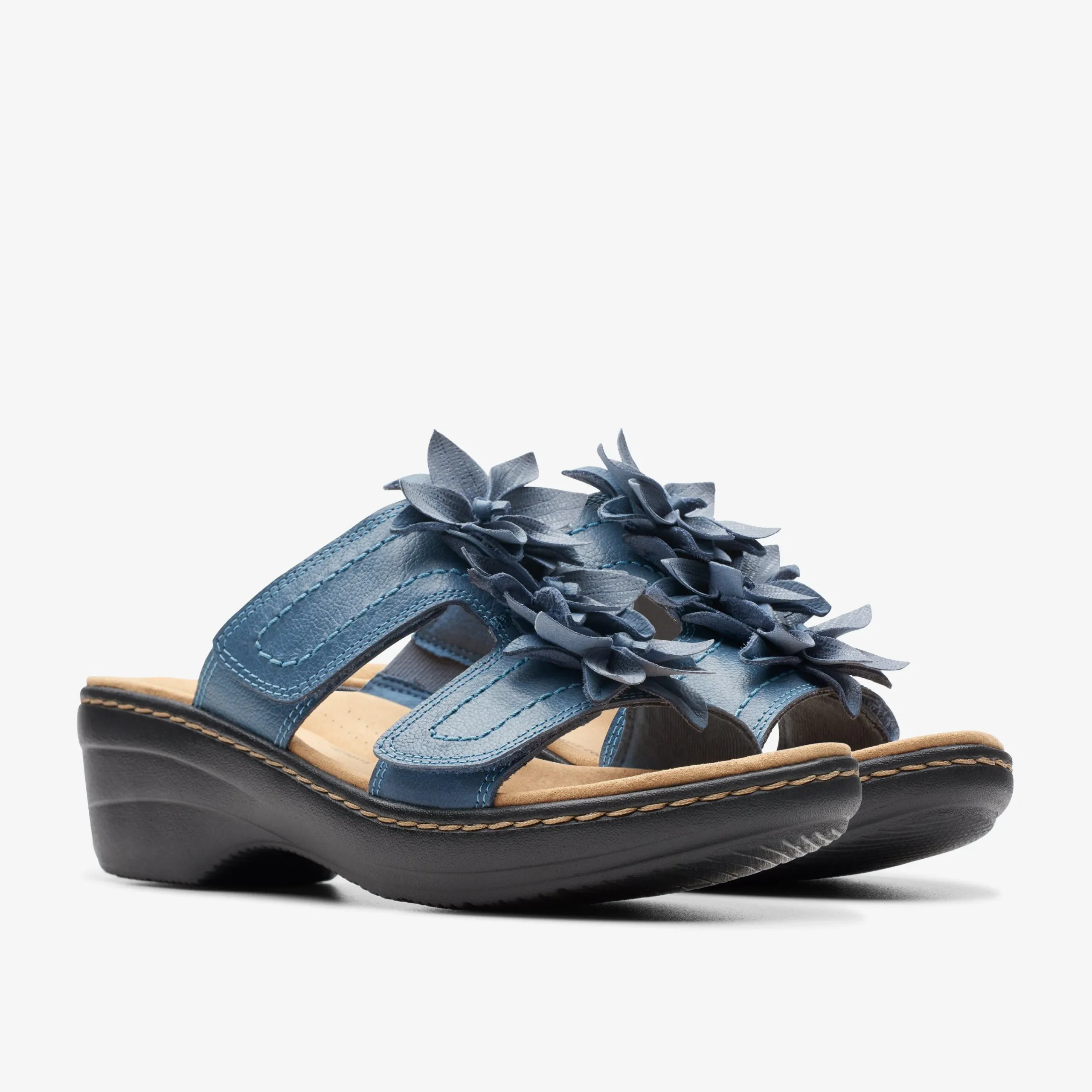 Clarks Merliah Raelyn Blue Leather Best Sale