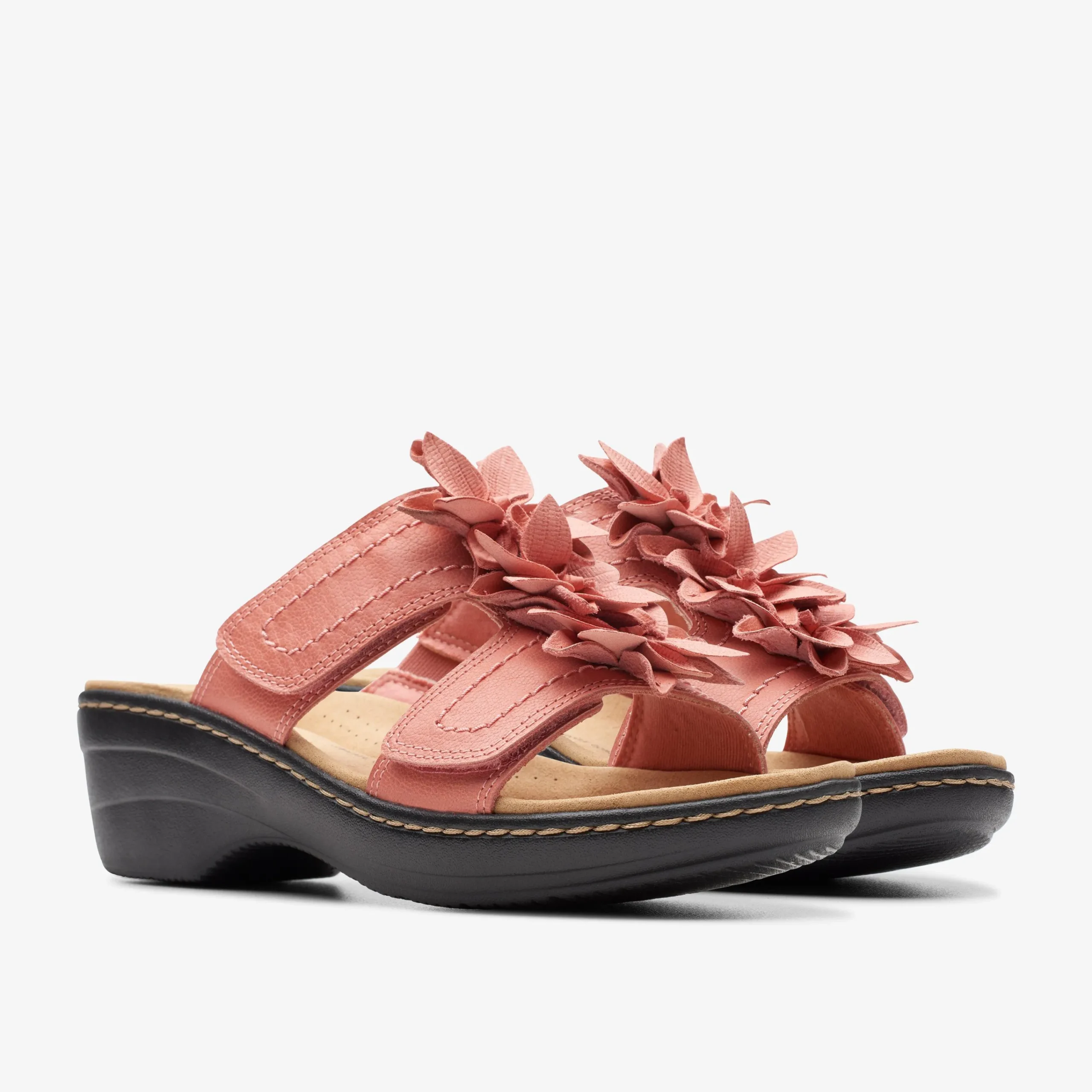 Clarks Merliah Raelyn Coral Leather Hot