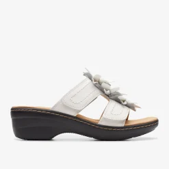 Clarks Merliah Raelyn White Leather Cheap