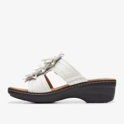 Clarks Merliah Raelyn White Leather Cheap