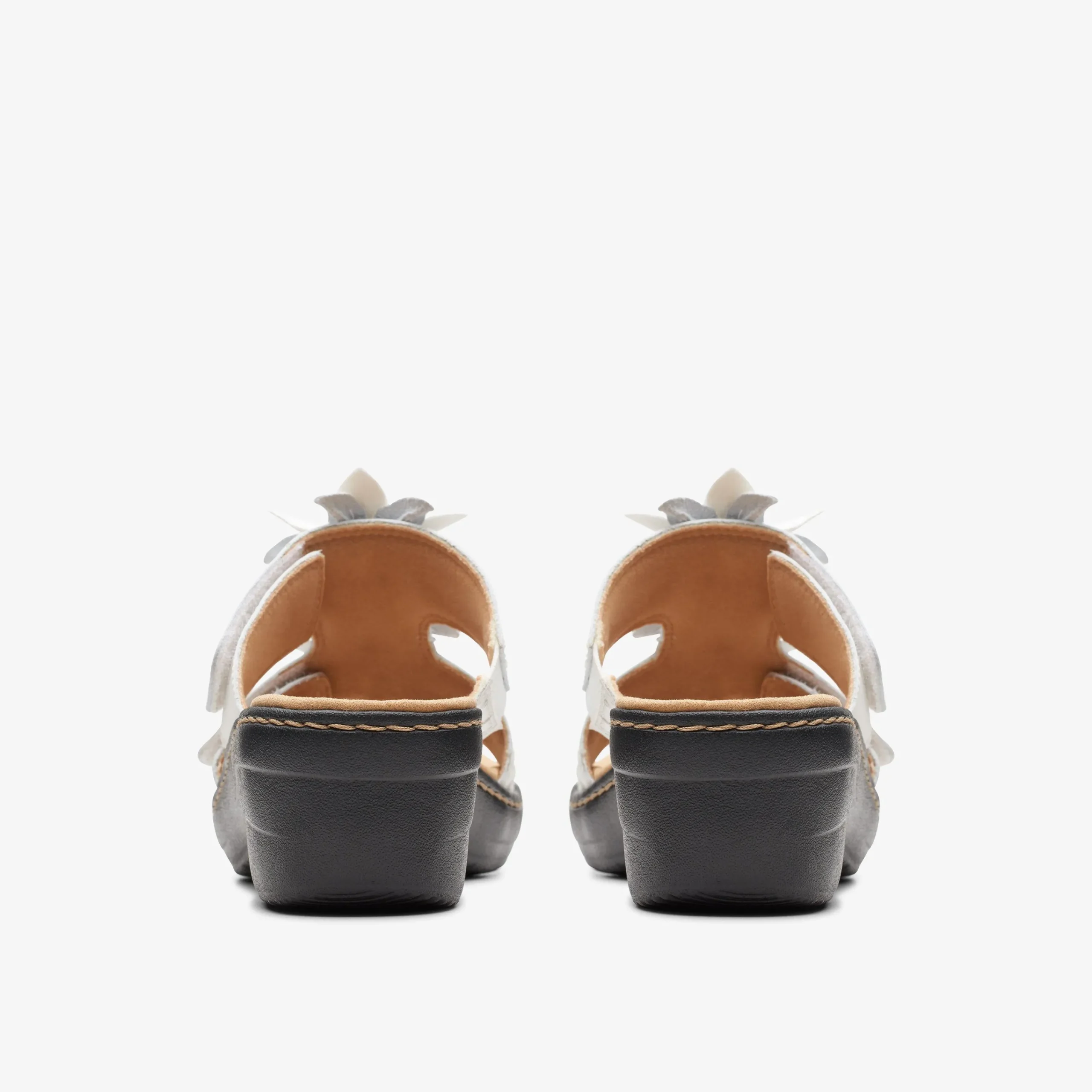 Clarks Merliah Raelyn White Leather Cheap