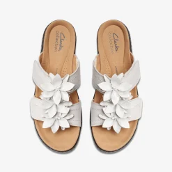 Clarks Merliah Raelyn White Leather Cheap