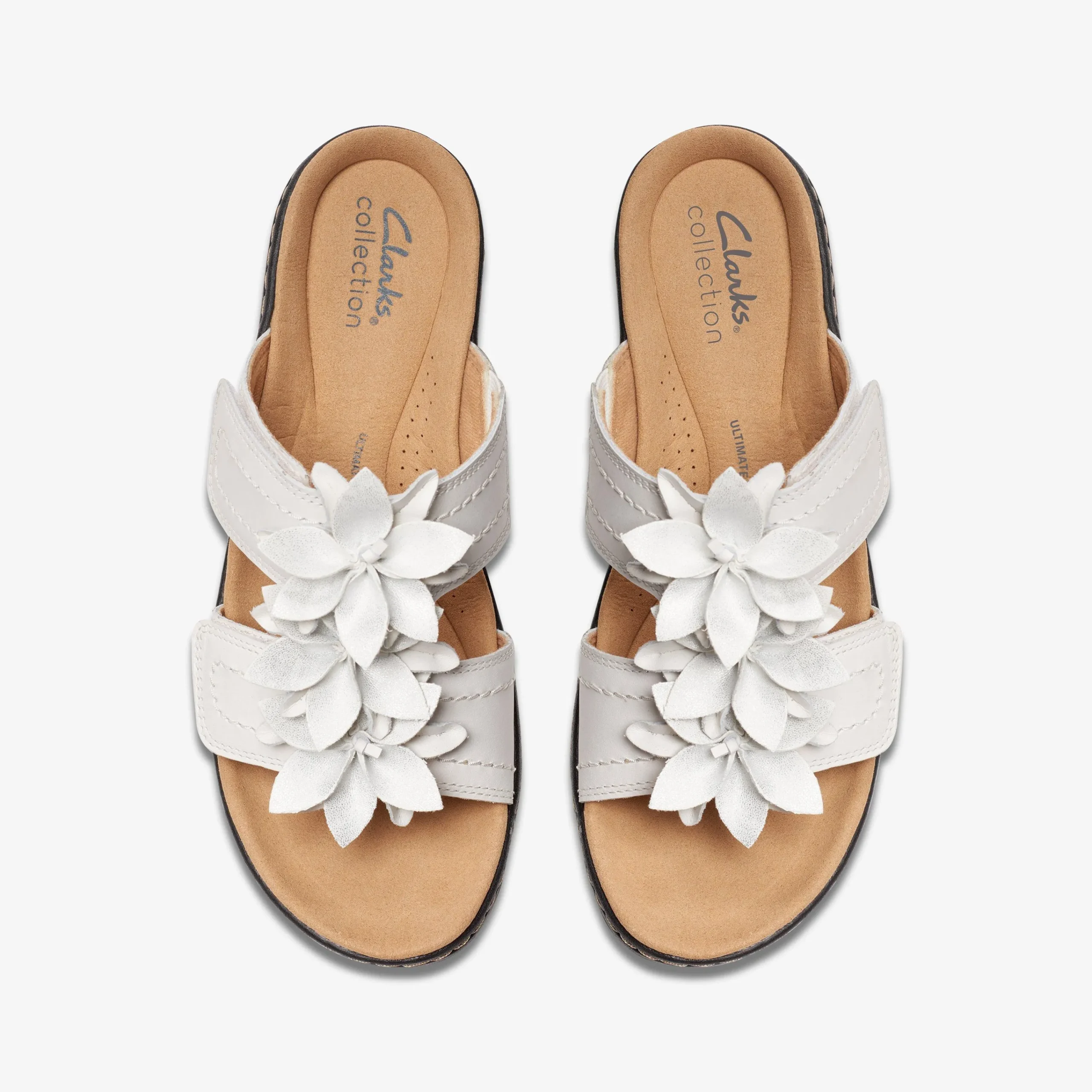 Clarks Merliah Raelyn White Leather Cheap