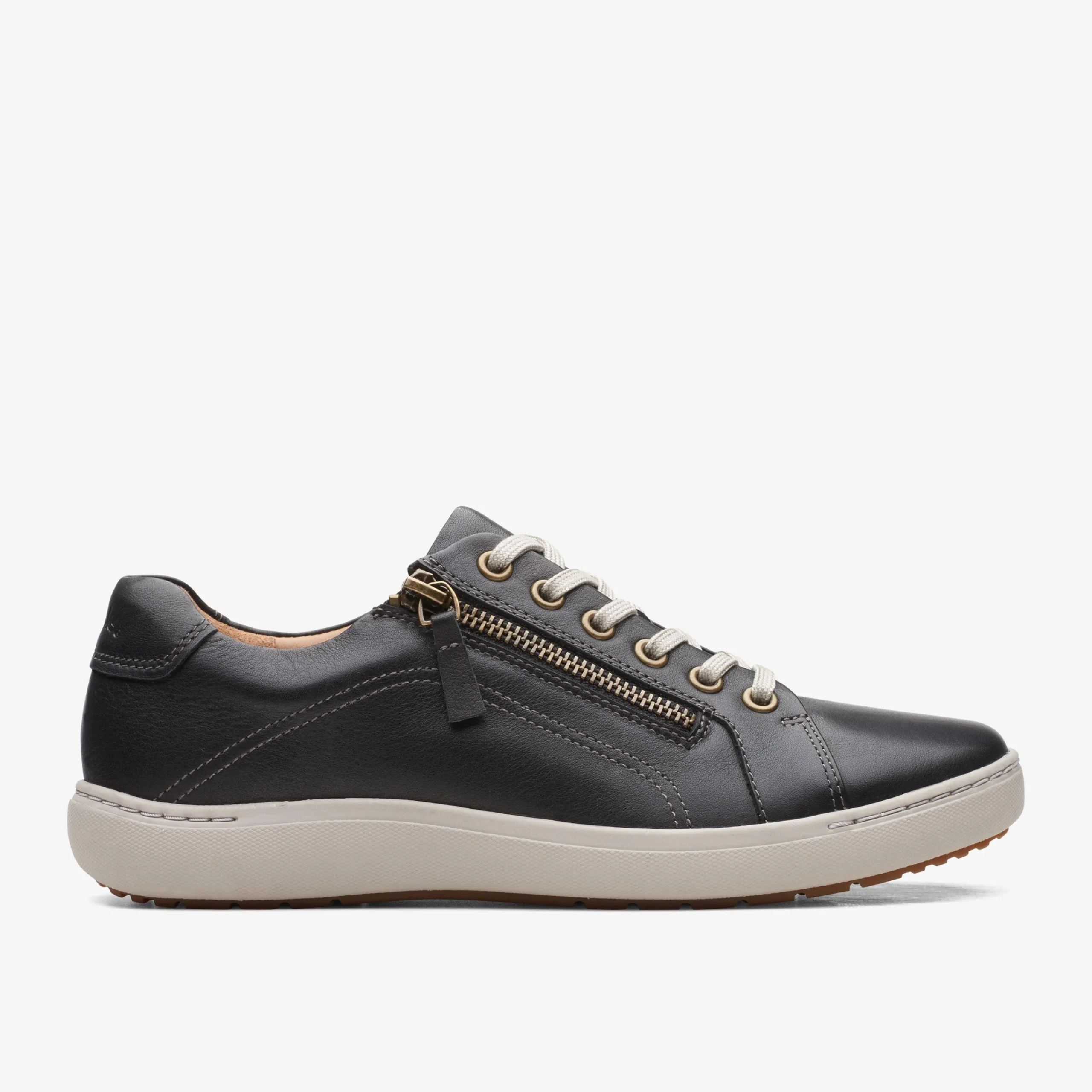 Clarks Nalle Lace Black Leather New