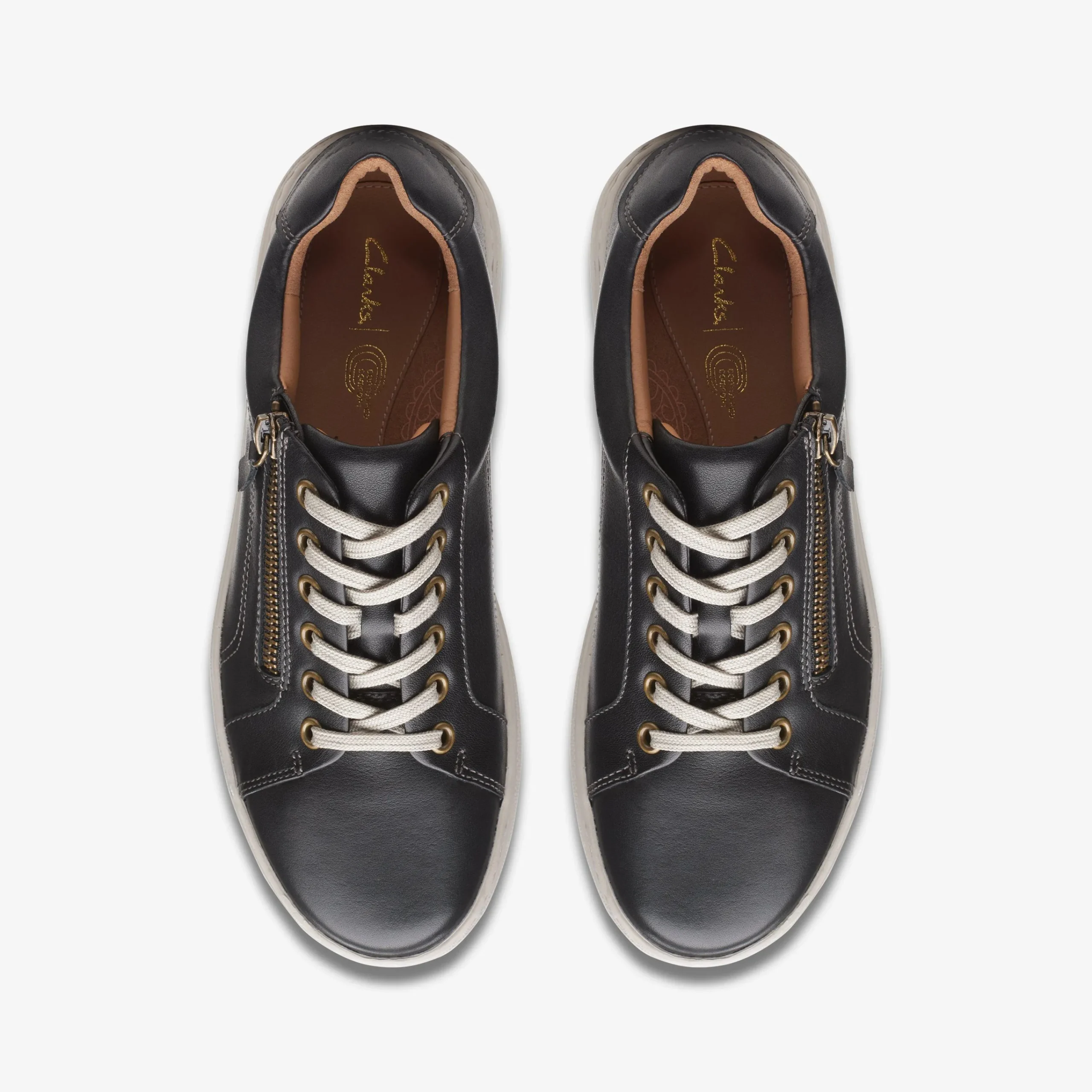 Clarks Nalle Lace Black Leather New