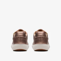 Clarks Nalle Lace Rose Gold Leather Cheap