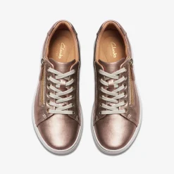 Clarks Nalle Lace Rose Gold Leather Cheap