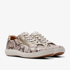 Clarks Nalle Lace Snake Print Cheap