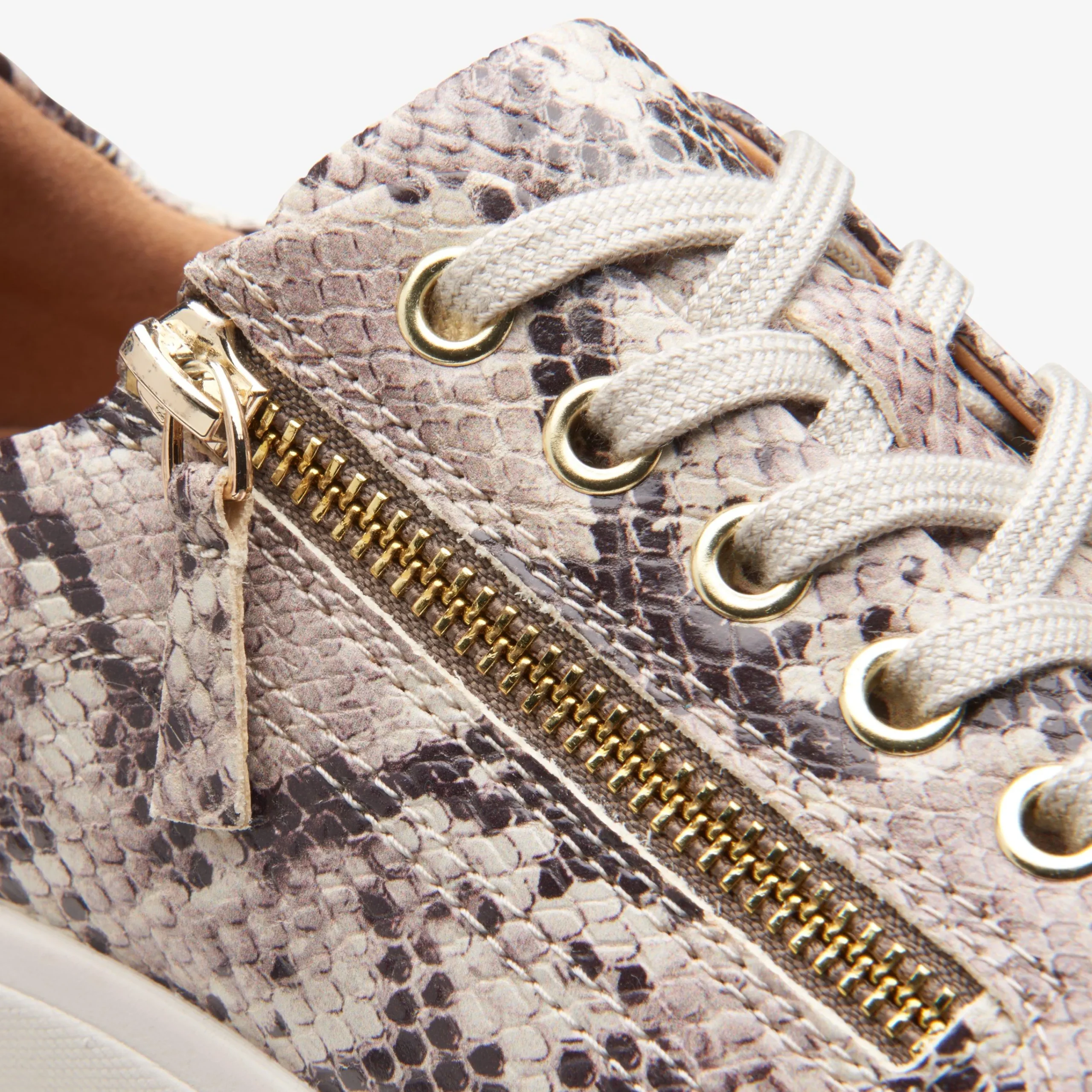 Clarks Nalle Lace Snake Print Cheap