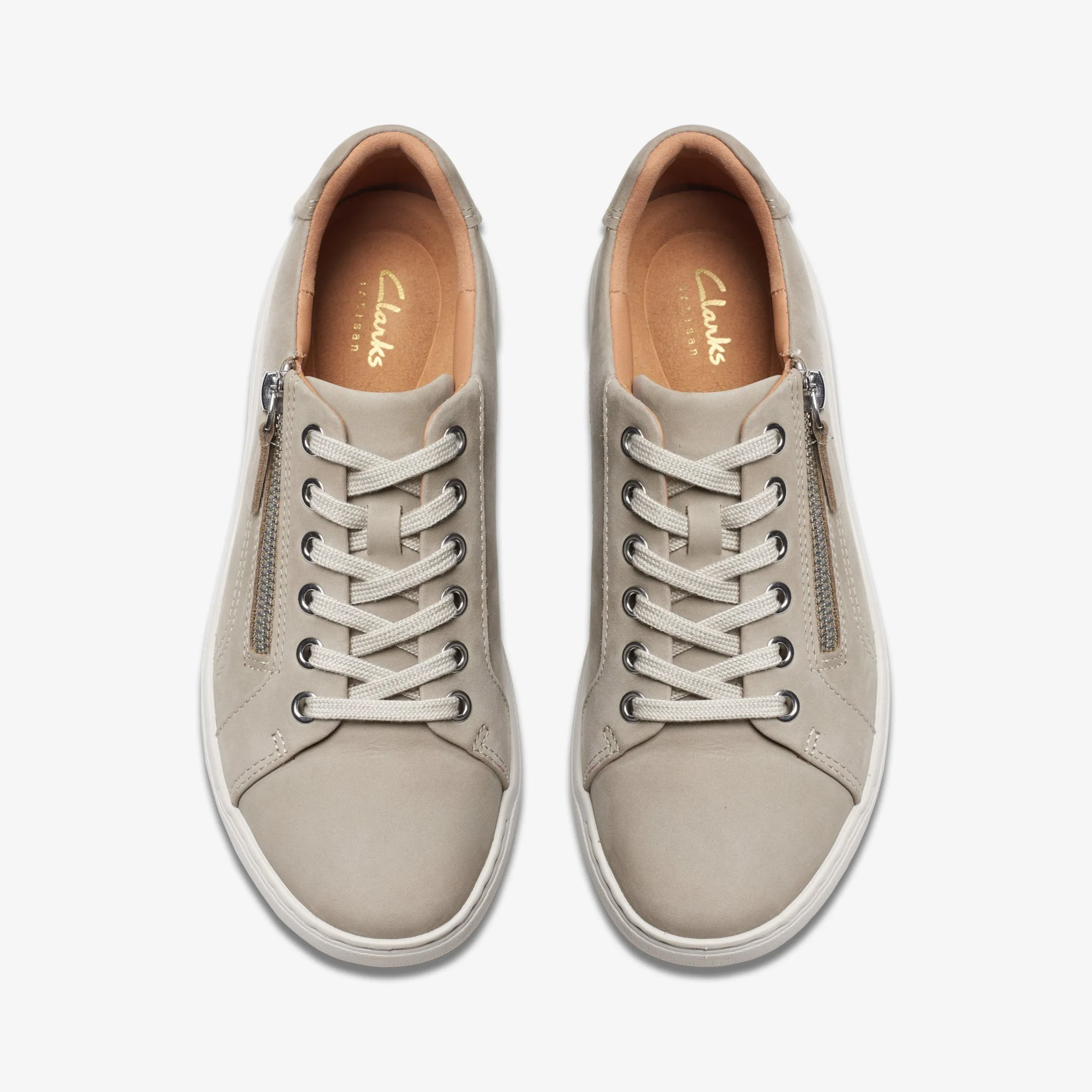 Clarks Nalle Lace Stone Nubuck Outlet