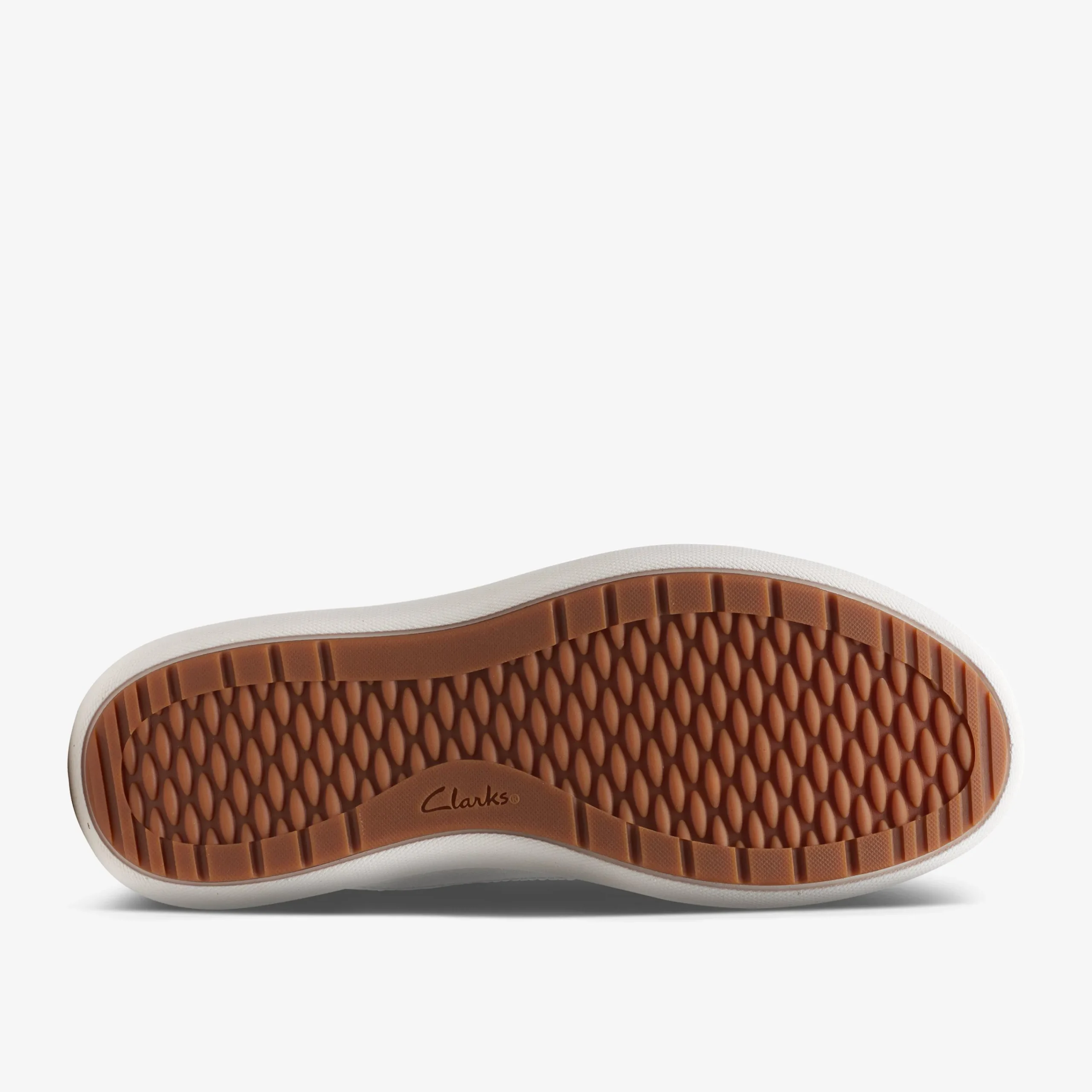 Clarks Nalle Lace White Leather Cheap