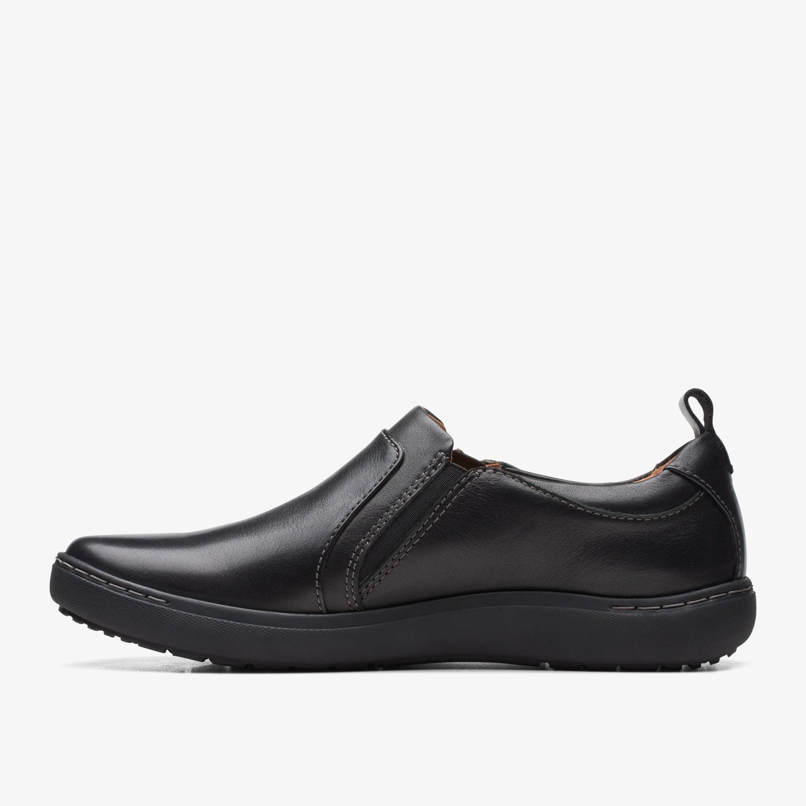 Clarks Nalle Lilac Black Leather Discount