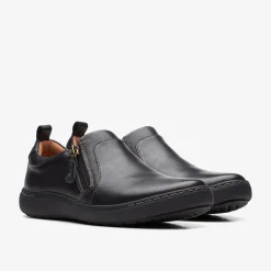 Clarks Nalle Lilac Black Leather Discount