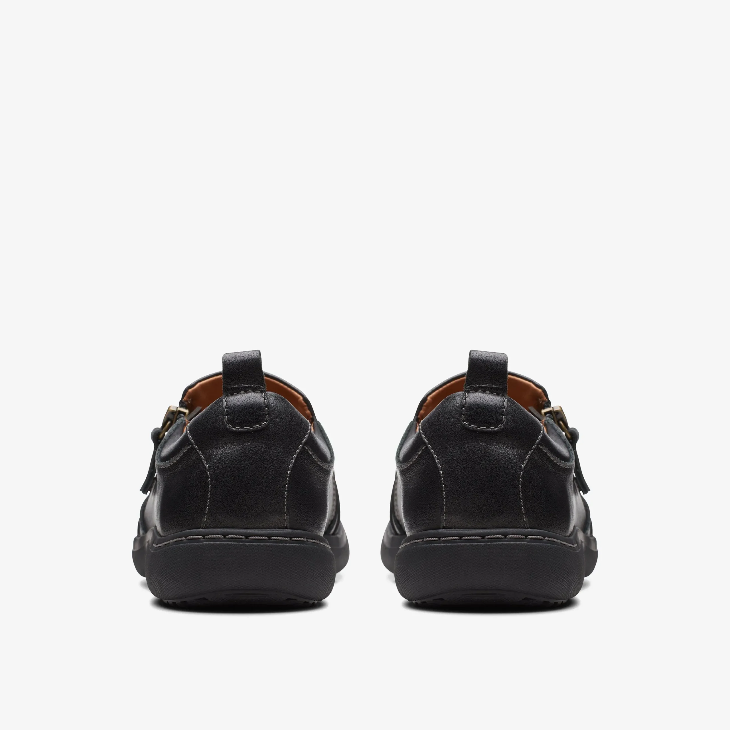 Clarks Nalle Lilac Black Leather Discount