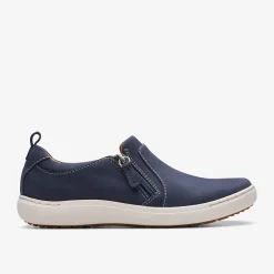 Clarks Nalle Lilac Navy Nubuck Cheap